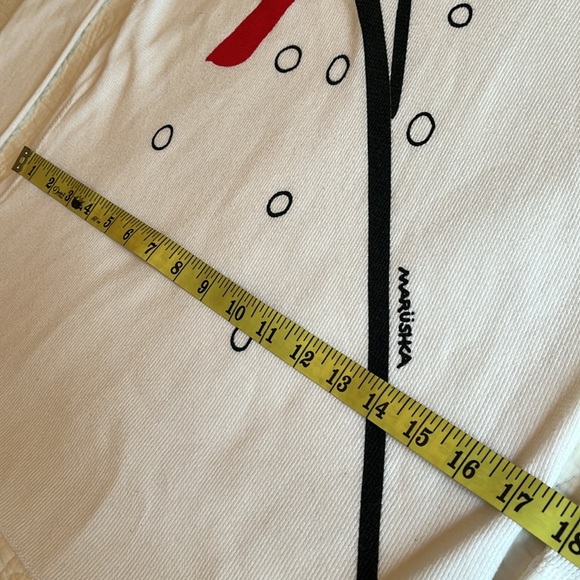 Marushka Hand Printed Cardinal Long Sleeve Tee Medium Relaxed Garden Birding - Picture 10 of 15